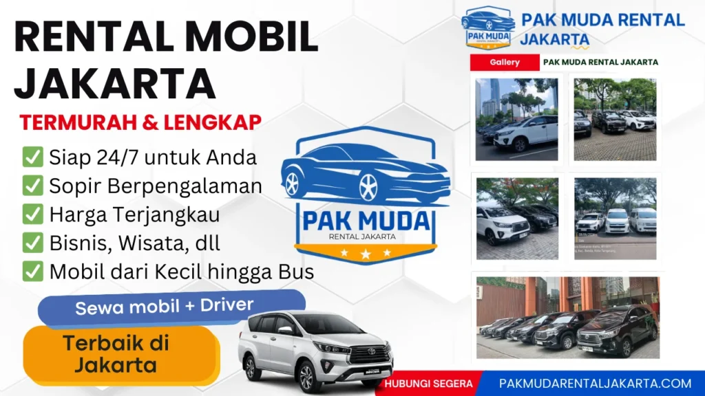 rental mobil jakarta Pak Muda Rental Jakarta